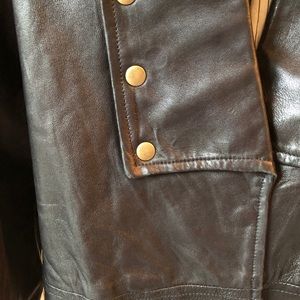 Mike and Chris Cropped leather jacket